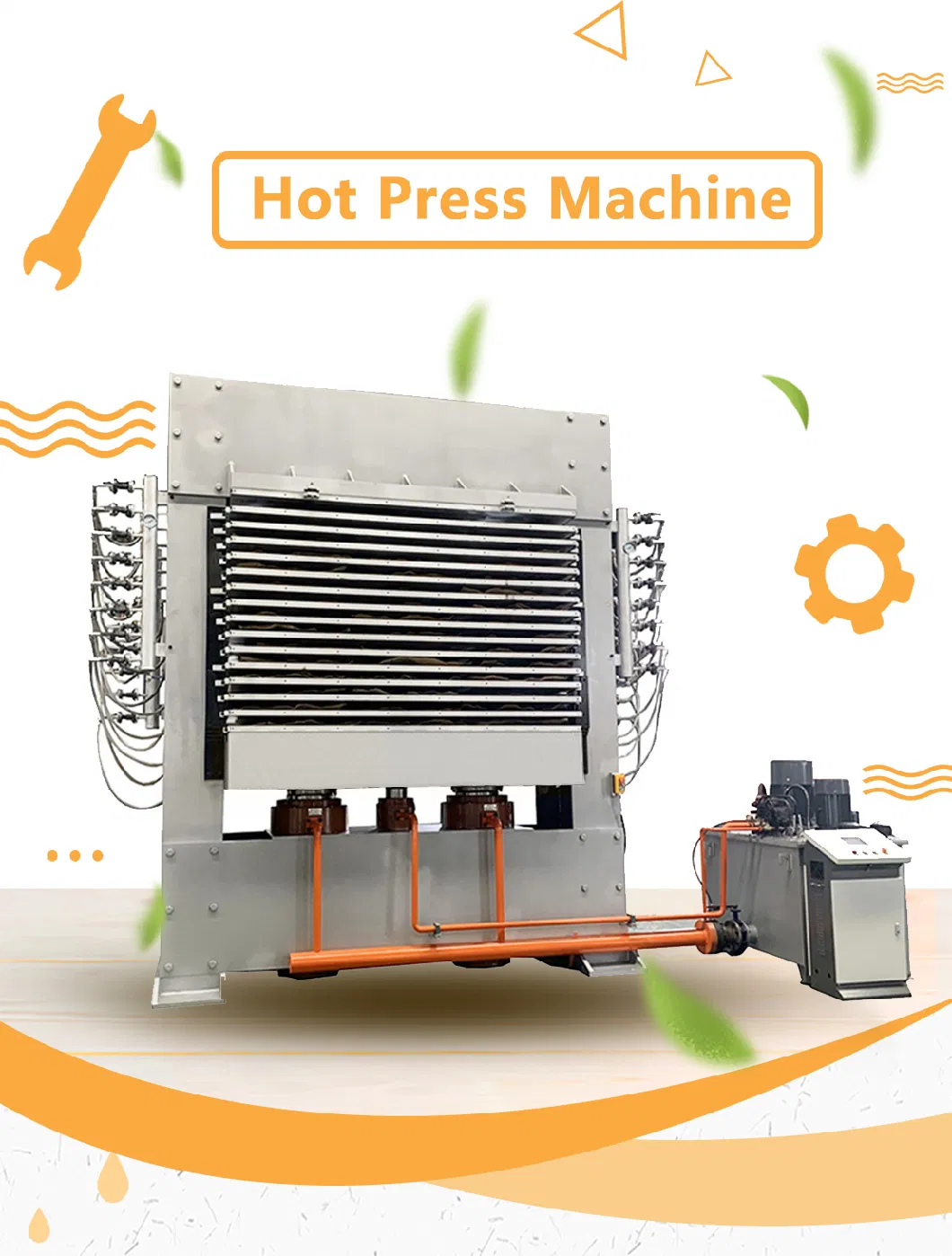 Hot Press Press Machine for Plywood Hot Press Melamine Laminating Machine