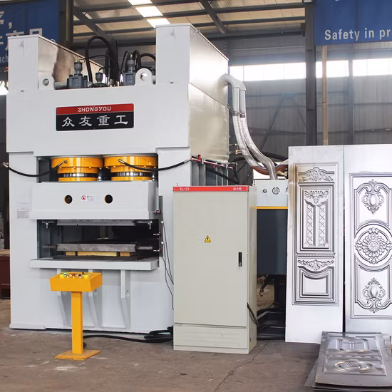 1500 トン/2000 トン/2500 トン複動ステンレス/炭素鋼油圧金属成形エンボスドアスキンプレス機金型付き